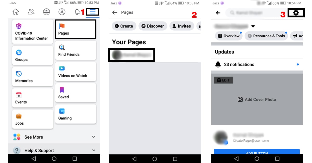 Add an Admin to a Facebook page on Facebook Mobile