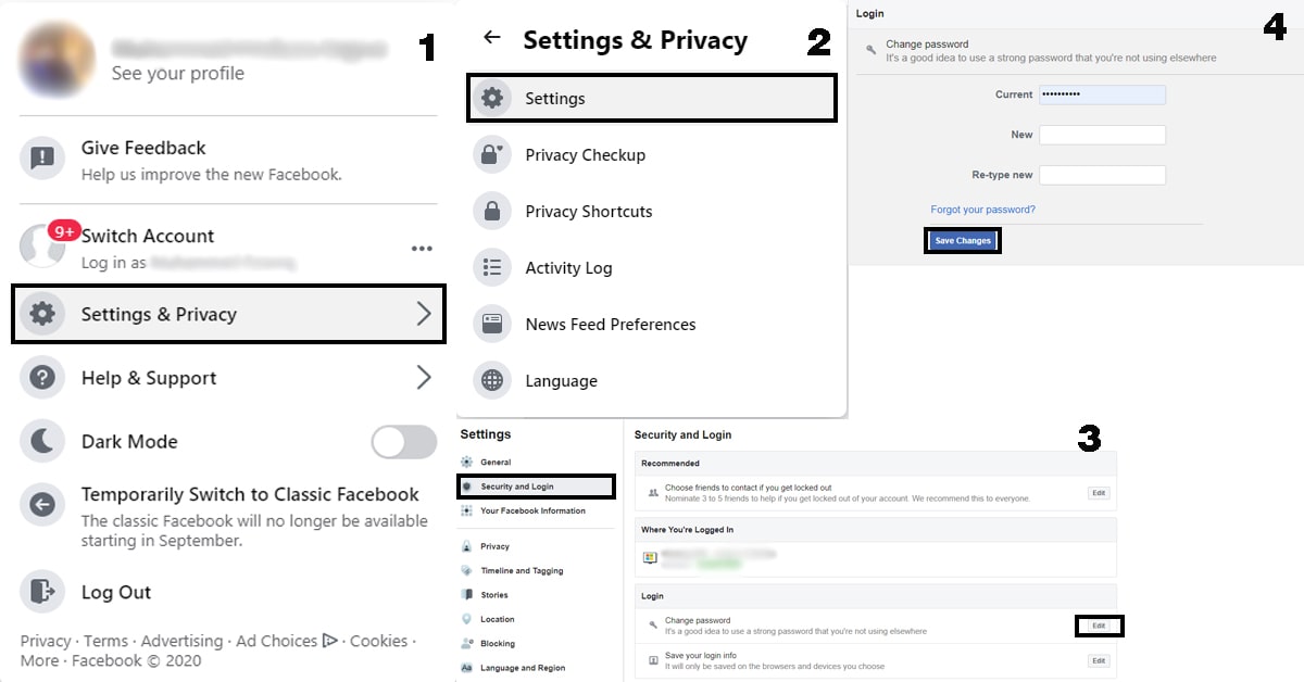 How to Reset or Change Password On Facebook